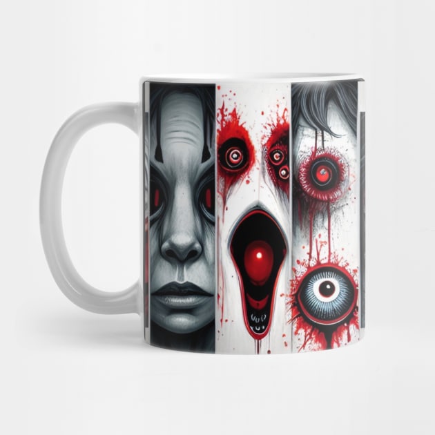 Bloodshot Eyes - Cosmic Horror by Atomic City Art